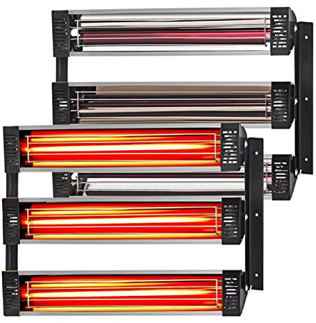 DATOUBOSS Infrarot Lacktrockner 2×3000W 230V Lacktrockner Trockner Strahler Auto Luft, Infrarot Lacklampe, Infrarot-Lacktrockner Geeignet für Autolack Blechlackierung Teiltrocknung von Möbeln