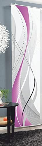 wohnfuehlidee Schiebevorhang Deko Blickdicht Carlisle Beere Größe BxH 60x245 cm