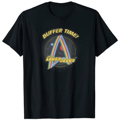 Star Trek: Lower Decks Buffer Time! Rainbow Badge Poster T-Shirt