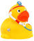 Schnabels Quietsche-Ente Doktor - Geschenk für Geburt Geburtstag Namenstag Kinder Baby Freund-in Mädchen Junge - Spielzeug Bade-Ente Badewanne Deko