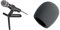 Audio-Technica ATR2100x-USB Unidirectional Dynamic Streaming/Podcasting Microphone & On Stage ASWS58B Foam Ball-Type Mic Windscreen, Black