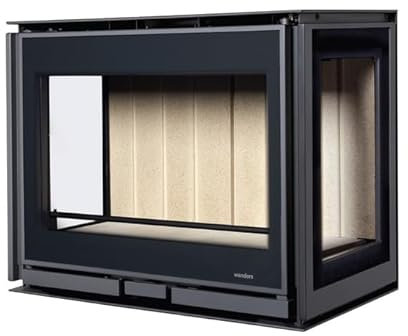 Wanders Fires&stoves Holzkamineinsatz Square 60 3-seitig | 6 kW