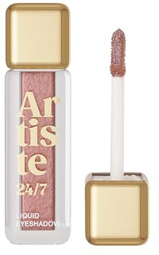 Vivienne Sabo -Liquid Eyeshadow Artiste 24/7 (Schimmert mit rosa Glitzer)