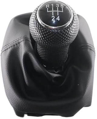 Schaltknauf Knauf Für VW Für Käfer 1998-2010 Schaltknauf Hebel Shifter Manuelle Stick Griff Ändern Knopf Abdeckung Schalthebel Griff (Farbe : Black5)