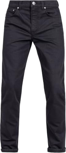 John Doe Classic Tapered Motorradjeans Herren (schwarz), W36/L34 | Wasserabweisend