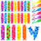 OPPZZIT® Mitgebsel Kindergeburtstag5、6、7、8、9、10 Jahre -30 Stück Mini Textmarker Kinder Set für Geschenke Party, Süße Marker Stifte Set für Give Aways Kindergeburtstags Mitgebsel