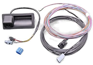 RCD330 RCD330 Plus 187A 187B MIB 2 Radio Trunk Handle REAR VIEW CAMERA Low Camera KIT Compatible With VW JETTA MK6
