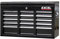 Excel 9-Drawer Tool Chest Cabinet Black, Lockable Metal Tool Box with Top Case