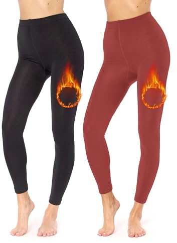 Merry Style Thermo Leggings Damen gefütterte Thermoleggings Thermohose Winter Damen Leggings warm Outdoor gefüttert MS-ATX-441