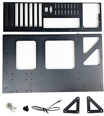 WOURRD Mining Rig Rahmen Für GPU Aluminium Open Miner Rig Case Rack Für Währung Mining Zubehör