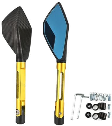 Rückspiegel Spiegel Für Für Ninja 125 Z125 Z250SL Motorrad-Rückspiegel(Gold)