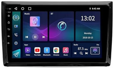 Android 13 2 DIN Car Radio Stereo para Volkswagen Beetle A5 2011-2019 9 Pulgadas Autoradio con WiFi GPS Rear View Camera RDS FM BT DVR SWC Ventilador de refrigeración(2+32G)