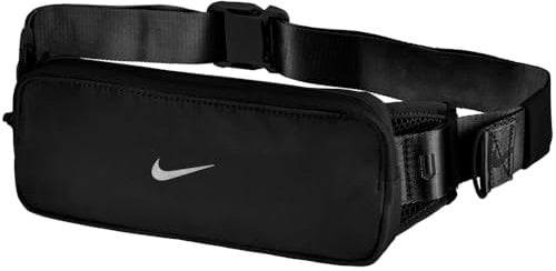 Nike Kids Tempo Running belt, Black/Black/Silver, One Size