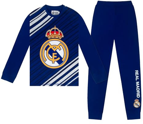Real Madrid Boys Long Pyjamas - Official Kids Football Sleepwear Gift