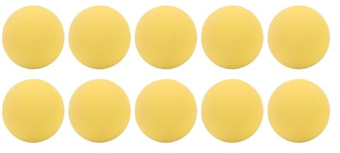 Dilwe Lacrosse-Trainingsball-Set, Langlebig, Elastische Massagebälle aus PVC für Anfänger, 10 X Training (10PCS)