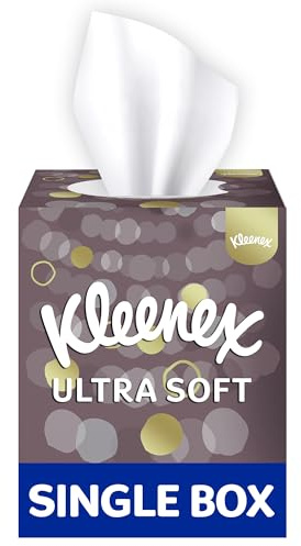 Kleenex Ultra Soft Facial Tissues, Single Cube Box (Pack of 6)