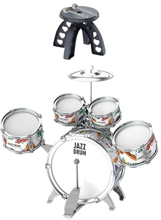 Kids Jazz Drum Set Music Enlightenment Development Toy Cymbal Bass Drum Kits Type B