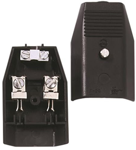 BACHMANN Eurokupplung Euroflachkupplung Schwarz 900.004 (Bruchfestes Kunststoffgehäuse)