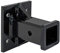 Buyers Products 1804055 2 Bolt-On Receiver Tube, 20,000 Lbs MGTW, 2,000 MVL, Corrosion Resistant Black Powder Coat Finish, Receiver Hitch Accessories