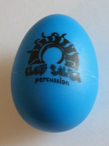 CLUB SALSA Egg Shaker in verschiedenen Farben aus robustem Kunstoff - ein vielfältig einsetzbares Rhythmusinstrument (Shaker-Ei)
