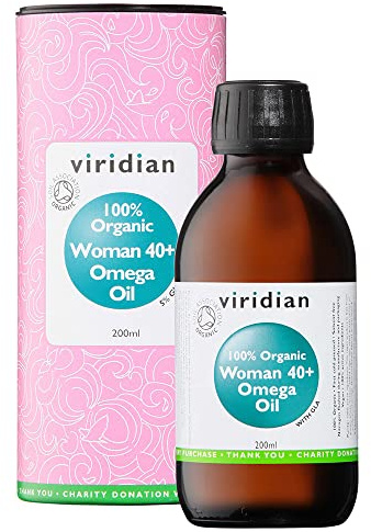 Viridian 100% Organic Woman 40+ Omega Oil - 200ml