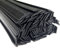 Plastique baguettes de soudure PE-HD Noir 8x1mm Plat 25 Barres HDPE