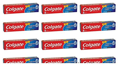 Colgate PROTECTION CARIES 12 x 75 ml Zahnpasta, Zahnpasta, Zahnpasta, nicht aromatisiert, Schutz gegen Karies