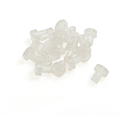 Design61 PVC Glasauflage 20er Set Ø 6mm Glasauflagen transparent