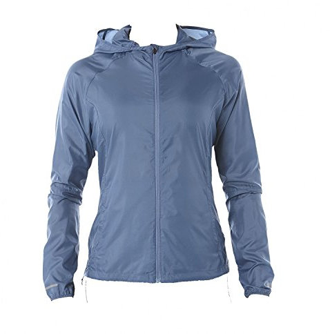 Asics Packable Veste Femme Bleu FR : L (Taille Fabricant : L-42/44)