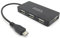 BerryBase 4 Port Micro USB 2.0 OTG Hub schwarz