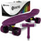 Skatro Mini Cruiser Skateboard 55,9 x 15,2 cm Retro-Stil Kunststoff Board Wird komplett geliefert