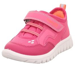 Superfit Mädchen Sport7 Mini Sneaker, Pink Orange 5500, 28 EU