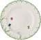 Villeroy & Boch Colourful Spring - Set di 6 piatti piani da 27 cm, con decorazione a fiori, decorazione per Pasqua, porcellana di alta qualità, colore: Bianco/Multicolore