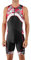 SLS3 Triathlon Einteiler Herren | FX Trisuit | 2 Taschen | Wettkampf | Frontreißverschluss | Schwarz (Black/Red Geo, XL)