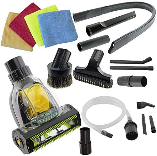 SPARES2GO Valet Kit Car Detailing Complete Micro Tools Cloths for Shark Vacuum Cleaner (35mm)