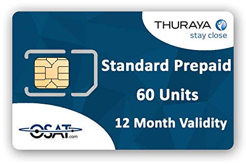 OSAT Thuraya Satellitentelefon Standard-SIM-Karte mit 60 Einheiten