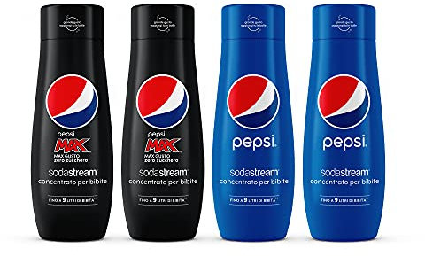 Sodastream Mix Concentrés X Pepsi + Pepsi Max Bundle, 1760 mm
