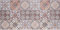 Baroni Home Tapis de Cuisine en PVC Carreaux Motif Faïence, Tapis Cuisine Antidérapant et Lavable, Faïence Rouille, 60X120 cm