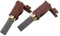 Paxanpax 12-NM-13C - Spazzole in carbonio per aspirapolvere Numatic DL21104T (28 mm x 11 mm x 6 mm, confezione da 2), in plastica