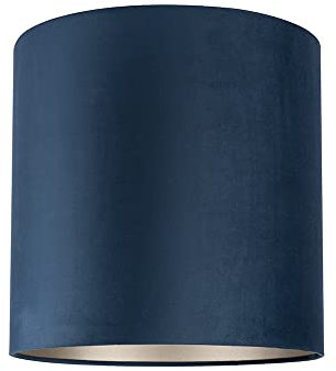 Uniqq Lampenschirm Velours King Blau Ø 40 cm - 40 cm hoch
