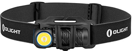 OLIGHT Perun 2 Mini Head Torch 1100 Lumens Rechargeable, Multi-use Right Angle Pocket Light Bright Waterproof Flashlight with Headband, Perfect for Night Camping, Running, Hiking Black (Neutral White)