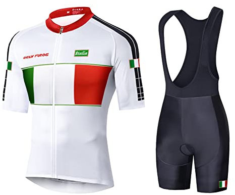 UGLY FROG Completo da Ciclismo Estivo,Traspirante Asciugatura Rapida Maglia da Ciclismo da Donna con Salopette Ciclismo per MTB