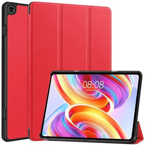 Kepuch Custer Hülle für Teclast T50 11,Smart PU-Leder Hüllen Schutzhülle Tasche Case Cover für Teclast T50 11 - Rot