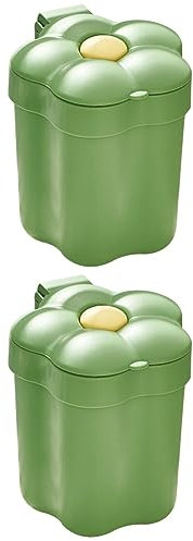 Cabilock 2 Piezas Basura Papelera De Escritorio Florero Seco Mini Papelera Portalápices Papelera Con Forma De Flor Papelera De Mesa Decoración Para Oficina Lápiz Niño Abdominales Familiar