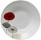 SG Secret de Gourmet - Lot de 6 Assiettes Creuses Rustique Rond Blanc - D 22 Cm