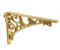 CABDM Dekorative Regalhalterung, 15,2 cm, gold, dekorative Halterungen für Regale, strapazierfähig, Vintage, DIY-Projekte, Hardware im Lieferumfang, 4 Stück, 15 x 10,6 x 4,4 cm, Barock-Stil