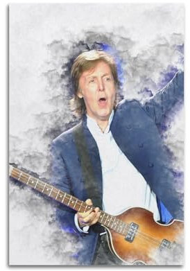 VZRSQZK Musiker Paul McCartney Poster, dekoratives Gemälde, Leinwand-Wandposter und Kunstdruck, modernes Familienschlafzimmer-Dekor-Poster, 30 x 45 cm
