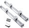 GooEquip Linearführung SBR20 500mm 2 x Linearschienen und 4 x Lagerblöcke mit SBR20 Schienenstopper, Linearschienenlänge 500 mm Linearschienen für 3D Drucker CNC Teile