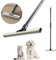 DMSELL Adjustable Carpet Rake Pet Hair Remover, Long Handle Dog Hair Scraper Lint Remover for Sofa