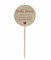 AWASG Blumenstecker Holz mit Gravur - Personalisiert mit Name - Holzstecker Blumentopf Deko Strauß - Geschenk Danke Abschied Kita Kindergarten